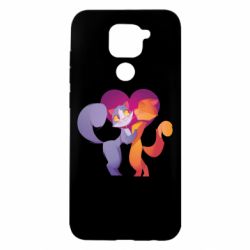 Чохол для Xiaomi Redmi Note 9 / Redmi 10X Парочка. Котики - PrintSalon