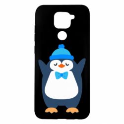 Чехол для Xiaomi Redmi Note 9/Redmi 10X Penguin in a hat - PrintSalon