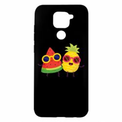 Чехол для Xiaomi Redmi Note 9/Redmi 10X Pineapple with watermelon - PrintSalon