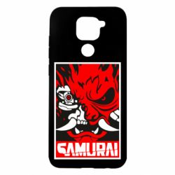 Чехол для Xiaomi Redmi Note 9/Redmi 10X Poster samurai Cyberpunk - PrintSalon