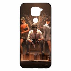 Чехол для Xiaomi Redmi Note 9/Redmi 10X Pubg on the throne - PrintSalon