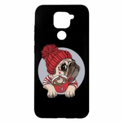 Чехол для Xiaomi Redmi Note 9/Redmi 10X Pug And Coffee - PrintSalon