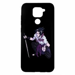 Чехол для Xiaomi Redmi Note 9/Redmi 10X Sasuke with katana - PrintSalon