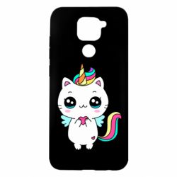 Чехол для Xiaomi Redmi Note 9/Redmi 10X The cat is unicorn - PrintSalon