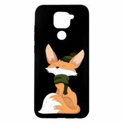 Чехол для Xiaomi Redmi Note 9/Redmi 10X The Fox in the Hat - PrintSalon
