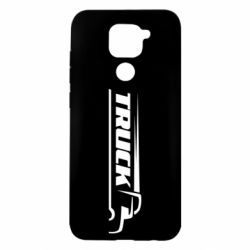 Чехол для Xiaomi Redmi Note 9/Redmi 10X Truck simple art - PrintSalon