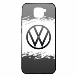 Чохол для Xiaomi Redmi Note 9 / Redmi 10X Volkswagen logo and grunge - PrintSalon