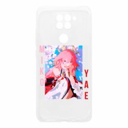 Чехол для Xiaomi Redmi Note 9/Redmi 10X Yae Miko art - PrintSalon