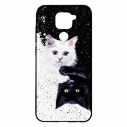 Чехол для Xiaomi Redmi Note 9/Redmi 10X Yin and Yang cats - PrintSalon