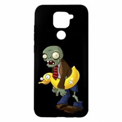 Чехол для Xiaomi Redmi Note 9/Redmi 10X Zombie with a duck-PrintSalon Чехол для Xiaomi Redmi Note 9/Redmi 10X Zombie with a duck