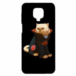 Чехол для Xiaomi Redmi Note 9S/9Pro/9Pro Max Akatsuki angry cat - PrintSalon