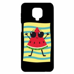 Чехол для Xiaomi Redmi Note 9S/9Pro/9Pro Max Арбуз на пляже - PrintSalon