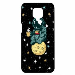 Чохол для Xiaomi Redmi Note 9S / 9Pro / 9Pro Max Astronaut and coffee - PrintSalon