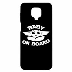 Чехол для Xiaomi Redmi Note 9S/9Pro/9Pro Max Baby on board yoda - PrintSalon