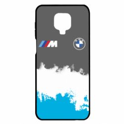 Чехол для Xiaomi Redmi Note 9S/9Pro/9Pro Max BMW logo and gray background - PrintSalon