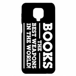 Чехол для Xiaomi Redmi Note 9S/9Pro/9Pro Max Books the best weapons in the world - PrintSalon