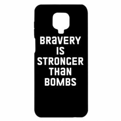 Чехол для Xiaomi Redmi Note 9S/9Pro/9Pro Max Bravery is stronger - PrintSalon
