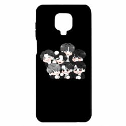 Чохол для Xiaomi Redmi Note 9S / 9Pro / 9Pro Max BTS Cute Art - PrintSalon