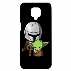 Чехол для Xiaomi Redmi Note 9S/9Pro/9Pro Max Din Djarin And The Child - PrintSalon