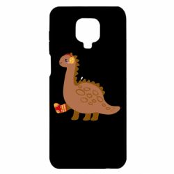 Чехол для Xiaomi Redmi Note 9S/9Pro/9Pro Max Dinosaur in sock - PrintSalon
