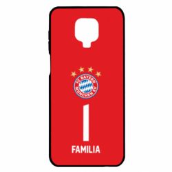 Чехол для Xiaomi Redmi Note 9S/9Pro/9Pro Max FC Bayern. Твоя фамилия, номер (англ.) - PrintSalon