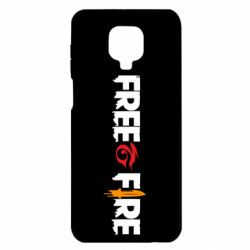 Чохол для Xiaomi Redmi Note 9S / 9Pro / 9Pro Max Free fire and logo Garena - PrintSalon