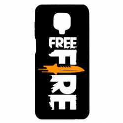 Чохол для Xiaomi Redmi Note 9S / 9Pro / 9Pro Max Free Fire vertical logo - PrintSalon