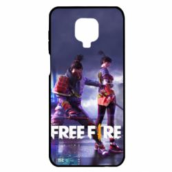 Чехол для Xiaomi Redmi Note 9S/9Pro/9Pro Max Garena Free Fire Samurai Team - PrintSalon
