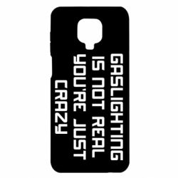 Чехол для Xiaomi Redmi Note 9S/9Pro/9Pro Max Gaslighting is not real - PrintSalon