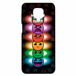 Чохол для Xiaomi Redmi Note 9S / 9Pro / 9Pro Max Geometry Dash Levels - PrintSalon