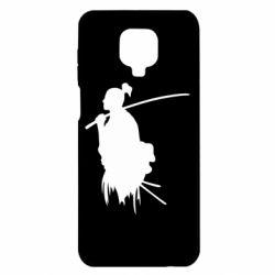 Чехол для Xiaomi Redmi Note 9S/9Pro/9Pro Max Ghost Of Tsushima Silhouette - PrintSalon