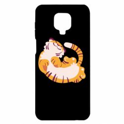 Чехол для Xiaomi Redmi Note 9S/9Pro/9Pro Max Happy tiger - PrintSalon