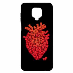 Чехол для Xiaomi Redmi Note 9S/9Pro/9Pro Max Heart of many cats - PrintSalon