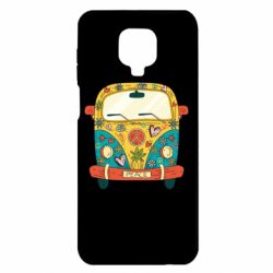 Чехол для Xiaomi Redmi Note 9S/9Pro/9Pro Max Hippie bus - PrintSalon