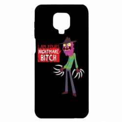 Чехол для Xiaomi Redmi Note 9S/9Pro/9Pro Max I am yours nightmare BITCH - PrintSalon