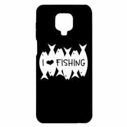 Чохол для Xiaomi Redmi Note 9S / 9Pro / 9Pro Max I Love Fishing - PrintSalon