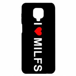 Чехол для Xiaomi Redmi Note 9S/9Pro/9Pro Max I love MILFs - PrintSalon