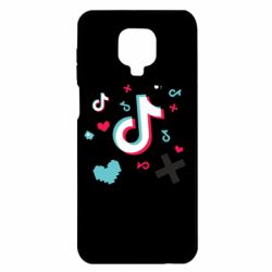 Чехол для Xiaomi Redmi Note 9S/9Pro/9Pro Max Icons TIK TOK - PrintSalon