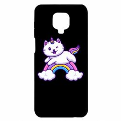 Чехол для Xiaomi Redmi Note 9S/9Pro/9Pro Max Котик-единорог - PrintSalon