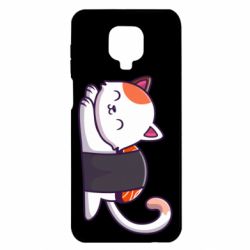 Чехол для Xiaomi Redmi Note 9S/9Pro/9Pro Max Котик-суши - PrintSalon