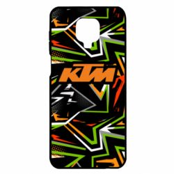 Чохол для Xiaomi Redmi Note 9S / 9Pro / 9Pro Max KTM orange logo - PrintSalon