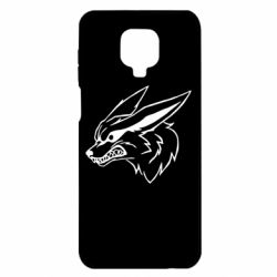 Чехол для Xiaomi Redmi Note 9S/9Pro/9Pro Max Kurama line art - PrintSalon