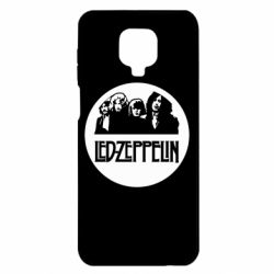 Чехол для Xiaomi Redmi Note 9S/9Pro/9Pro Max Led Zeppelin in a circle - PrintSalon