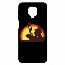 Чохол для Xiaomi Redmi Note 9S / 9Pro / 9Pro Max Lion king silhouette - PrintSalon
