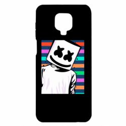 Чехол для Xiaomi Redmi Note 9S/9Pro/9Pro Max Marshmello Colorful Portrait - PrintSalon