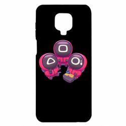 Чехол для Xiaomi Redmi Note 9S/9Pro/9Pro Max Милые солдаты из игры в кальмара - PrintSalon