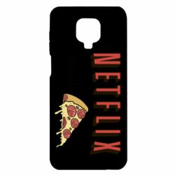 Чехол для Xiaomi Redmi Note 9S/9Pro/9Pro Max Netflix and pizza - PrintSalon