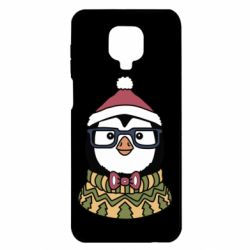 Чехол для Xiaomi Redmi Note 9S/9Pro/9Pro Max New Year's Penguin - PrintSalon