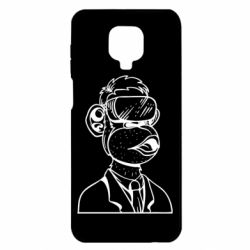 Чехол для Xiaomi Redmi Note 9S/9Pro/9Pro Max Обезьяна в виртуальных очках - PrintSalon