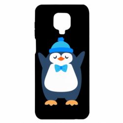 Чехол для Xiaomi Redmi Note 9S/9Pro/9Pro Max Penguin in a hat - PrintSalon